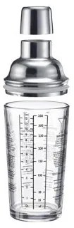 Shaker de cocktailuri Westmark din 3 piese SAM,sticlă / oțel inoxidabil , 400 ml