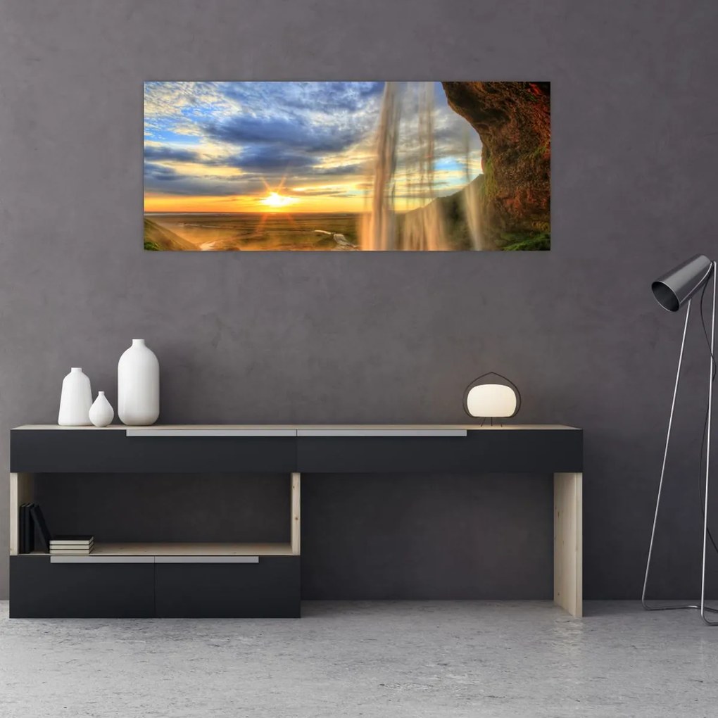 Tablou - Cascadă (120x50 cm)