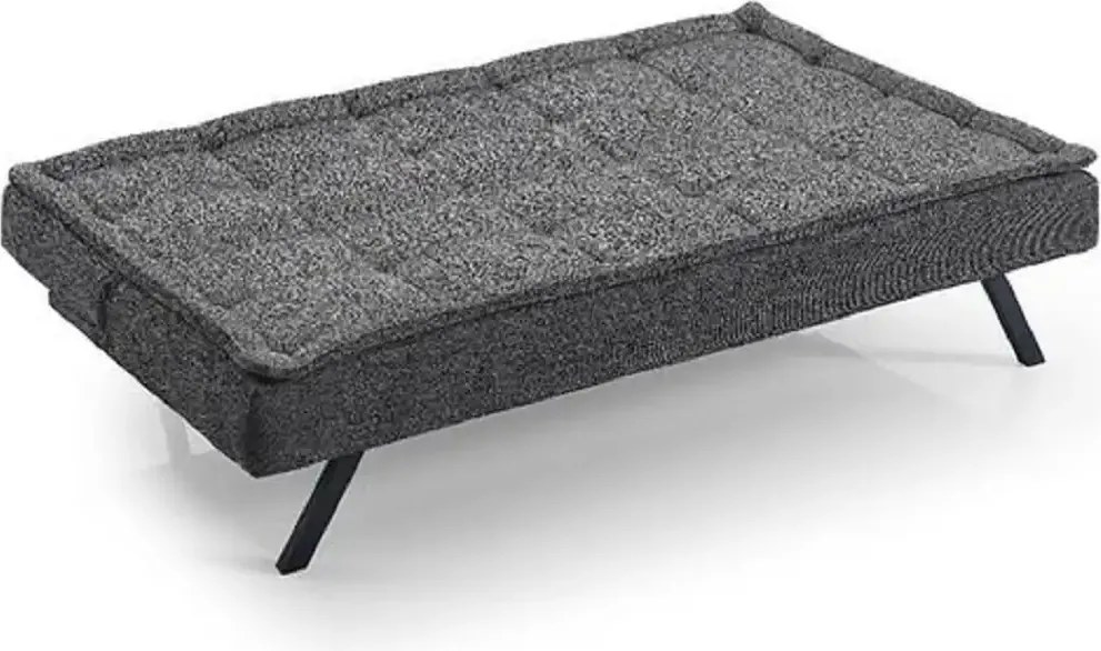 Canapea extensibila moderna 185x89x90 cm – stofa gri – Monaco