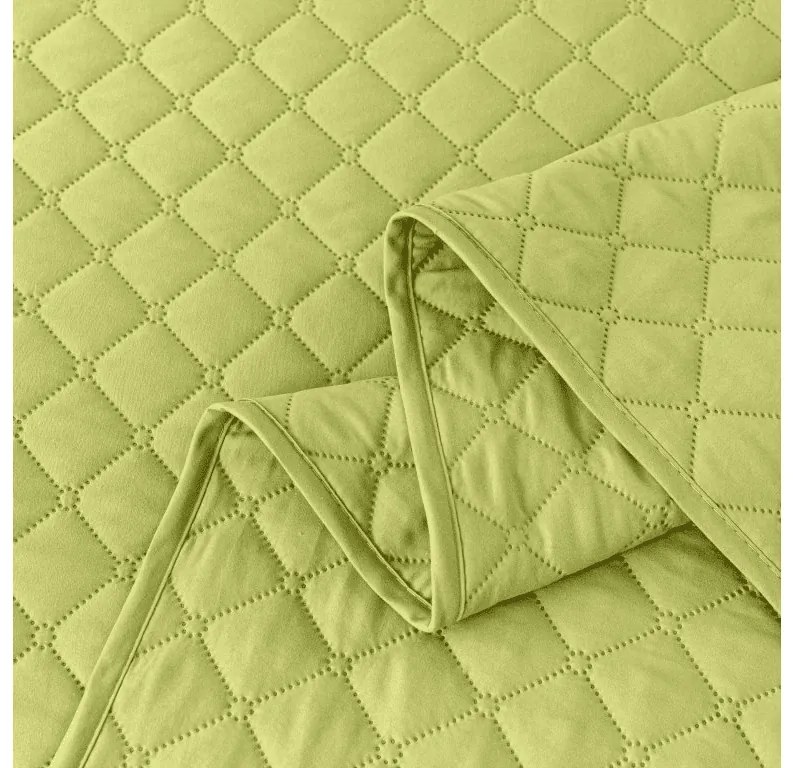 Cuvertura de pat cu model LANTA, fistic Dimensiune: 220 x 240 cm