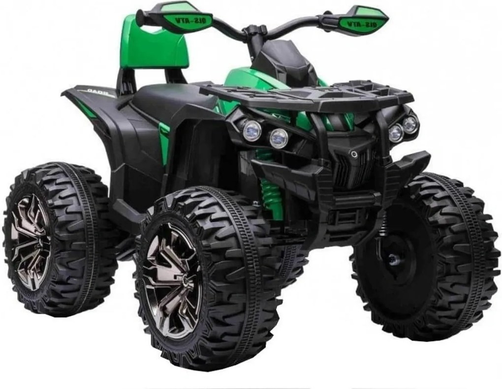 ATV Electric cu acumulator pentru copii NOVOKIDS™ PowerQuad PRO , Cu melodii si lumini, Lungime 103 cm, 3-8 ani , Max 35 kg , Roti EVA, 12V, 4