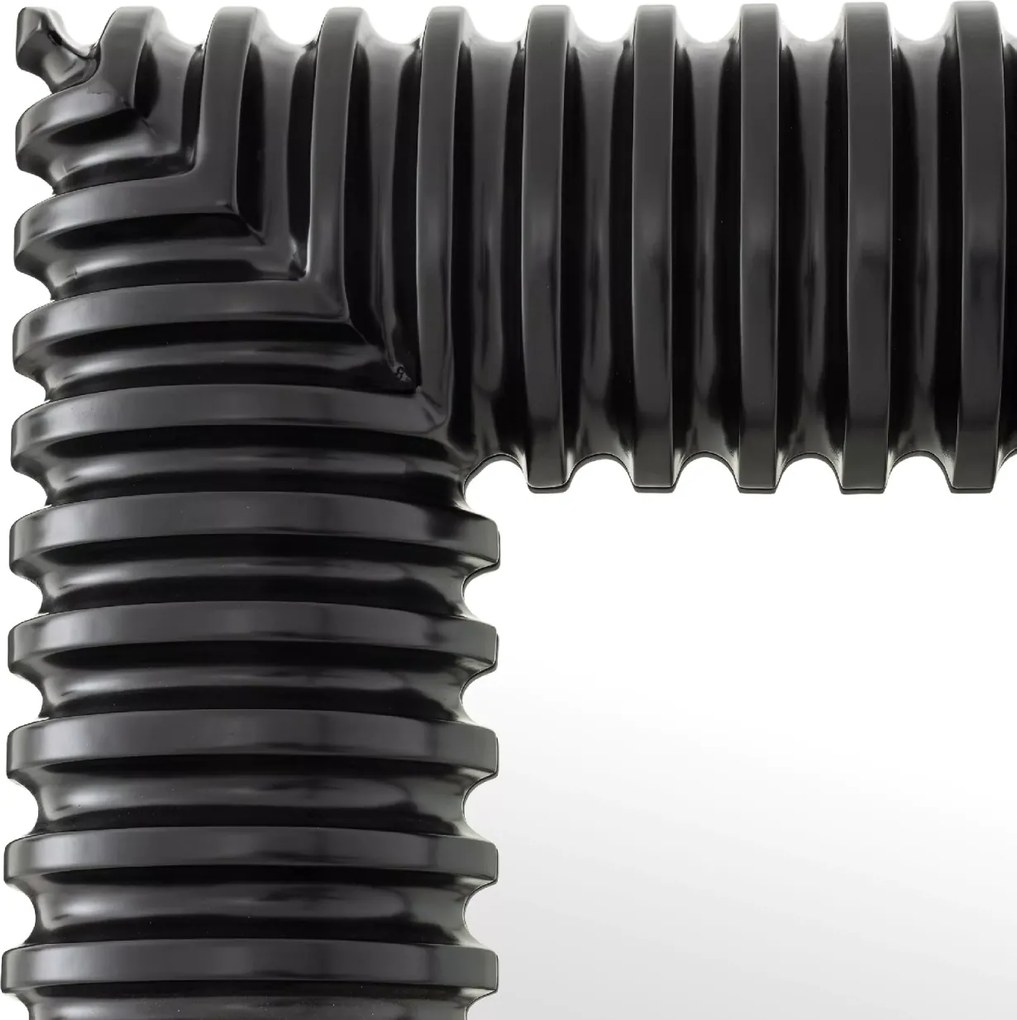 Oglinda decorativa cu rama din lemn sculptat Museo 100x100cm