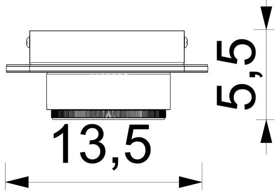 Spot încastrat KIDO 1xGX53/8W/230V negru/bej
