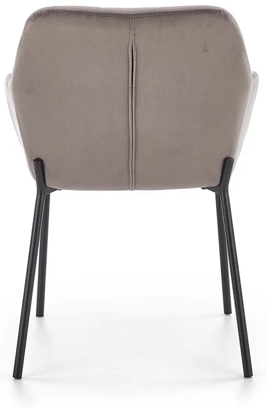 Scaun de bucaterie Davos, gri/negru