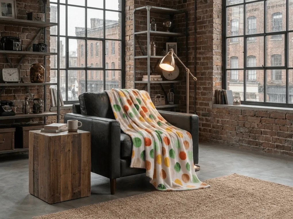 Patura microplus DOTELLA, colorata Dimensiune: 150 x 200 cm