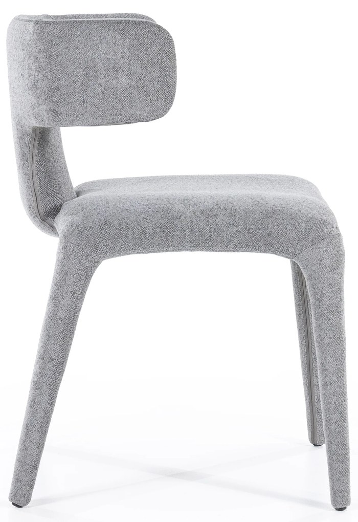 Scaun Dave din Tesatura, metal si lemn antracit