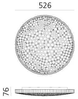 Plafonieră LED dimabilă CALIPSO LED/50W/230V 3000K
