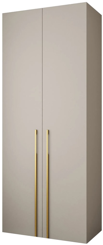 Dulap de haine 100 cm Carmela 40-3 (Cașmir + Auriu). 1126592