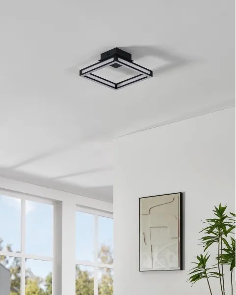 Plafonieră LED ALTAFLOR LED/11,2W/230V neagră Eglo 99787