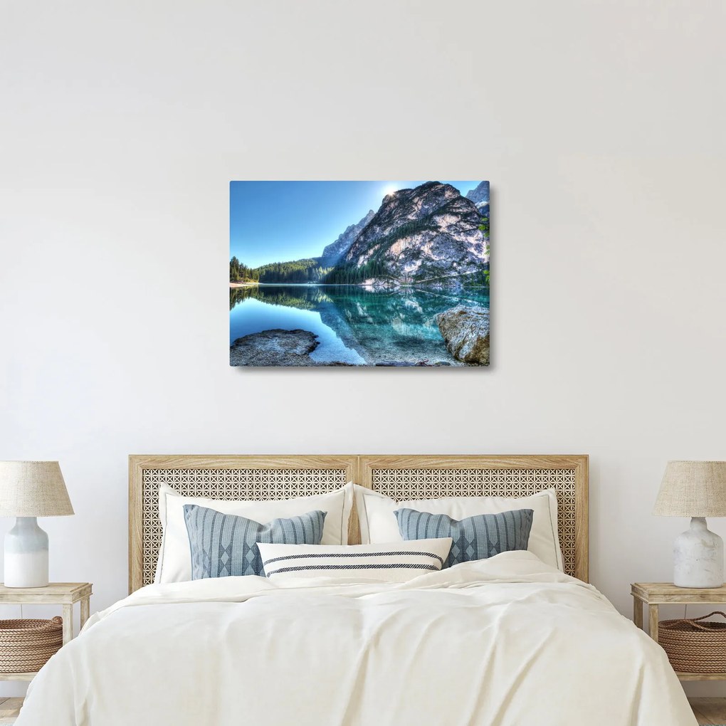 Tablou - Lac montan (70x50 cm)