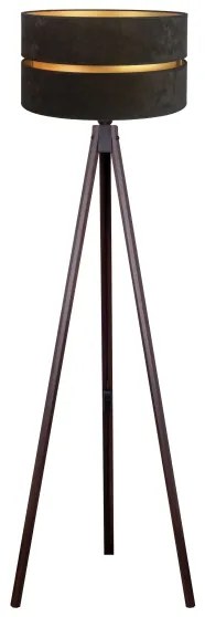 Lampadar Duolla DUO 1xE27/60W/230V d. 44 cm negru/wenge