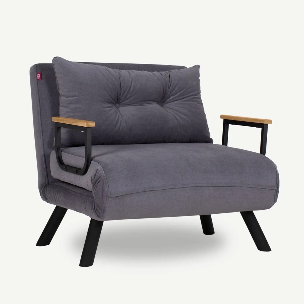 Fotoliu Sando Single Grey