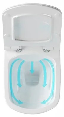 Ravak X01671 - WC suspendat Rimless CLASSIC ceramică/albă