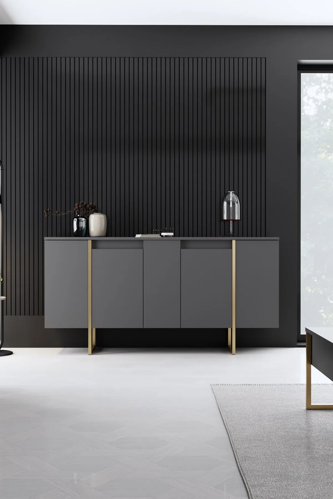 Dulap Luna (antracit + auriu). 1073570