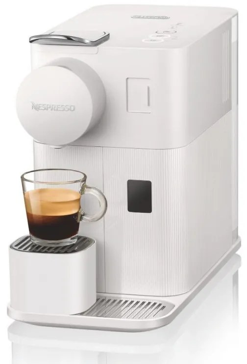 Espressor cu capsule DeLonghi EN510W, 1450W, 19 bar, 1 l, Nespresso, Auto shut-off, Alb