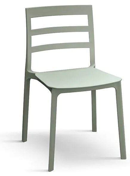 Set 4 scaune RIGATO -POLIPROPILENA- HORECA - GRI