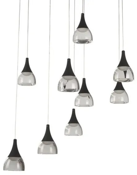 Azzardo AZ3143 - Lustră dimmabilă LED pe cablu DALMATIA 9xLED/5W/230V