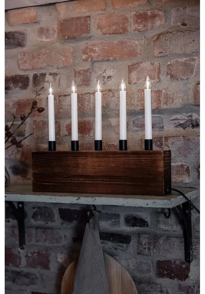 Decorațiune luminoasă de Crăciun maro Albero – Markslöjd