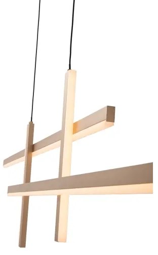 Lustră LED pe cablu dimabilă LED/41W/230V auriu Zambelis 22022