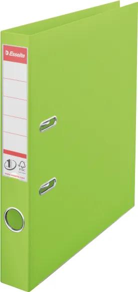Biblioraft plastifiat ESSELTE 5cm verde vivida standard