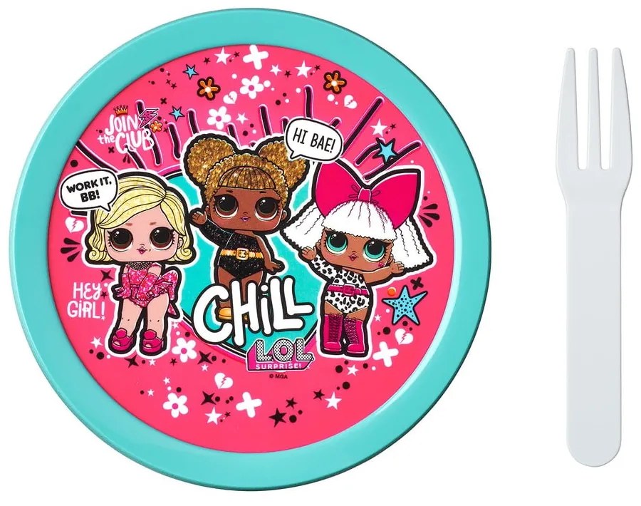 Cutie de gustări pentru copii cu furculiță LOL surprise – Mepal