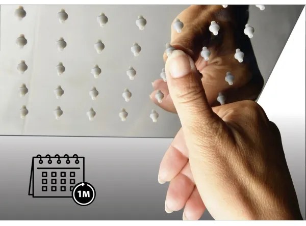 Set de duș Bruckner crom lucios