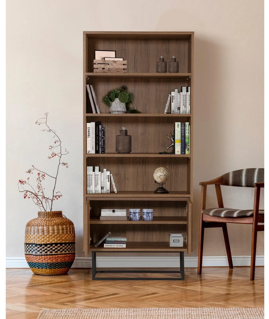 Biblioteca Rea, Nuc, 80x182x36 cm