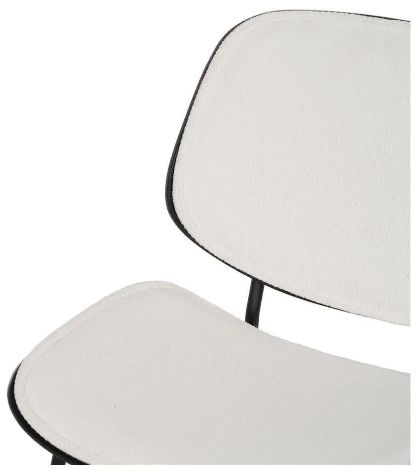 Scaune de dining albe 2 buc. Elio – Ixia