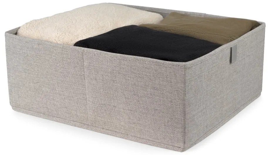 Cutie de depozitare gri Compactor Oxford, 42 x 36 cm