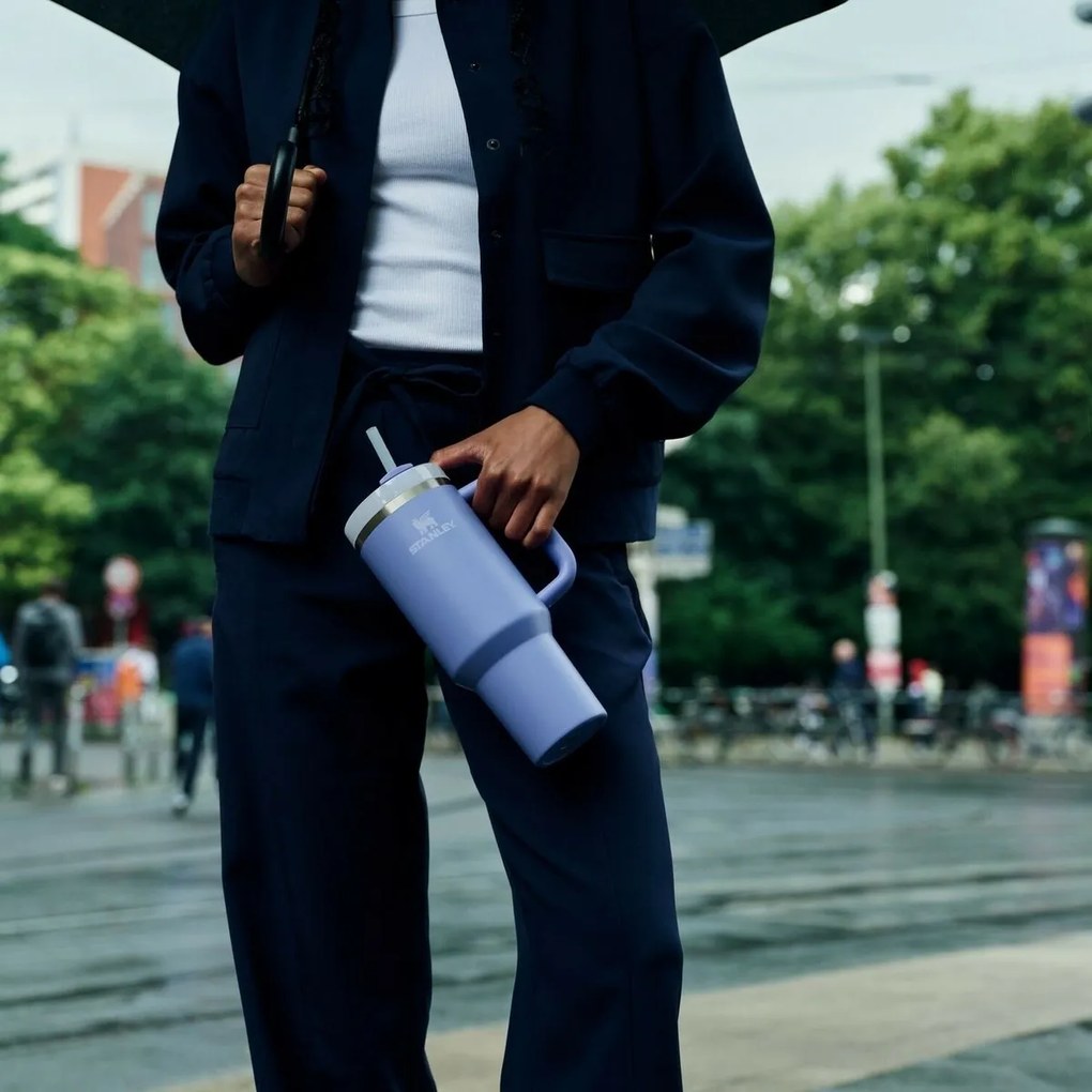 Cana termică Stanley Quencher H2.O FlowStateTumbler 1180 ml Hydrangea