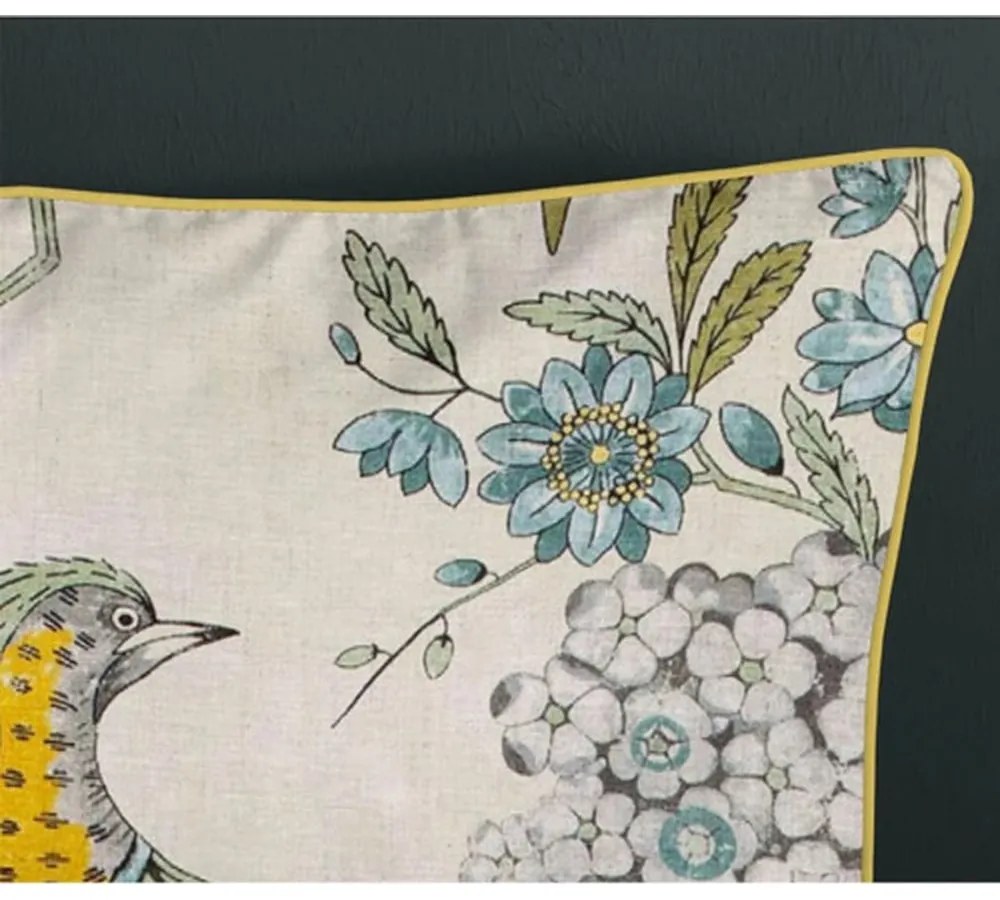 Lenjerie de pat din bumbac organic pentru pat de o persoană Descanso Daisy, 140 x 220 cm