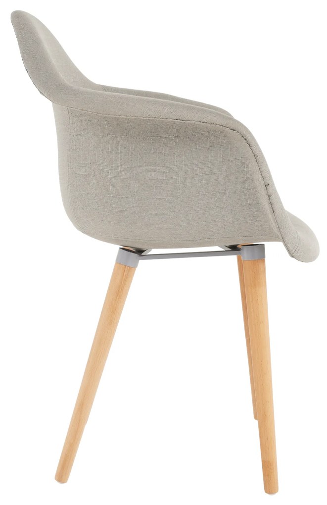 Fotoliu de design, gri/fag, KADIR NEW TIP 4