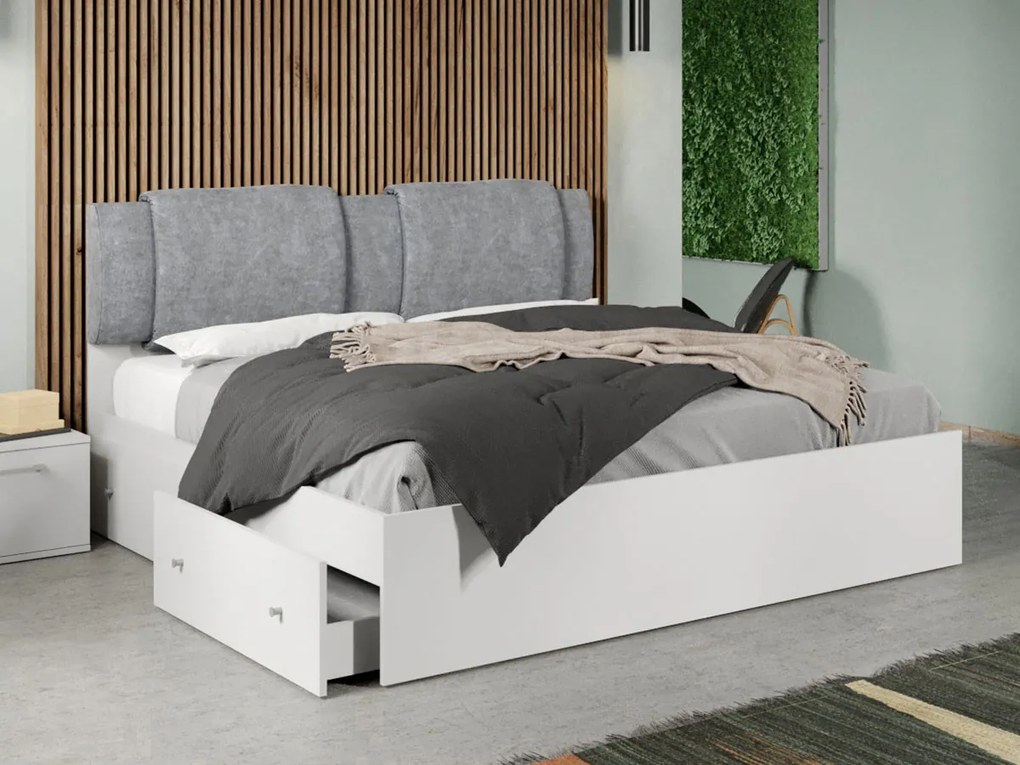 Set mobila dormitor complet Alb Adapto C19
