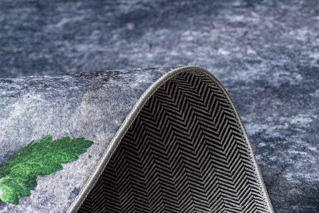 ANDRE 33290 covor lavabil Sosuri bucatarie anti-alunecare - gri / galben