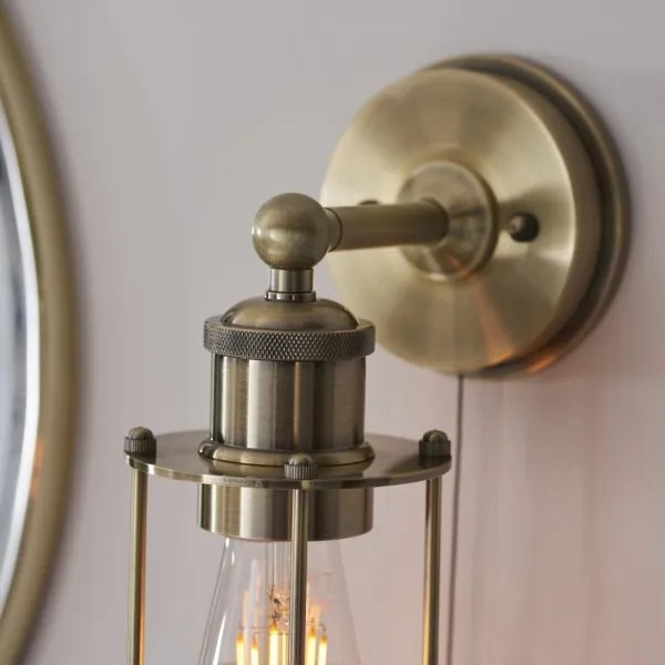 Aplică pentru baie Endon 99952 CREW 1xE27/6W/230V IP44 alamă