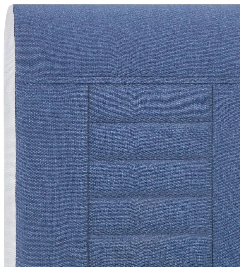 Scaune de bucatarie consola, 2 buc., albastru, textil 2, Albastru