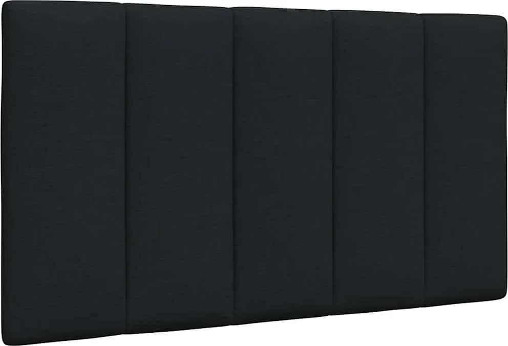 vidaXL Pernă pentru tăblie de pat, Hanko, negru, 80 cm, material textil