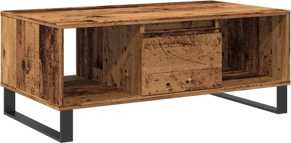 vidaXL Măsuță de cafea, lemn vechi, 90x50x36,5 cm, lemn prelucrat