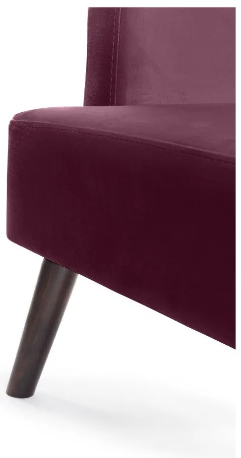 Fotoliu mov wing cu tapițerie din catifea Noemye – Bonami Selection