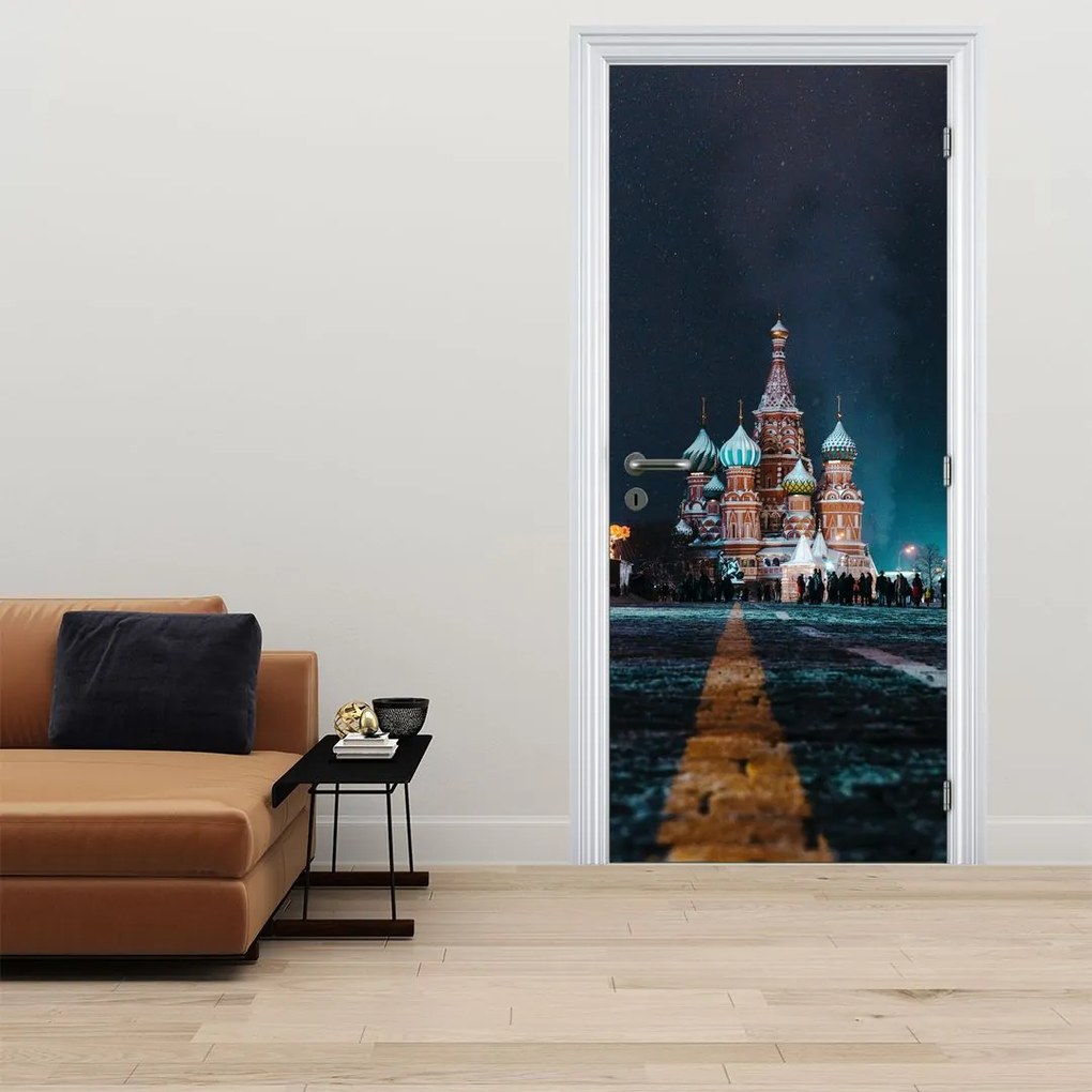 Fototapet pentru ușă - Construcții în Rusia (95x205cm)