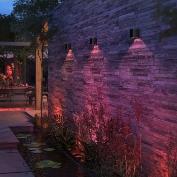 Philips - Set de 2 corpuri de iluminat exterior LED RGBW, reglabile, Hue RESONATE LED/8W/230V IP44