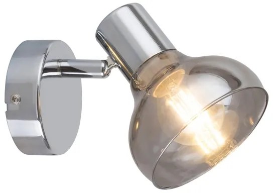 Rabalux 5555 - Aplică perete HOLLY 1xE14/40W/230V crom lucios