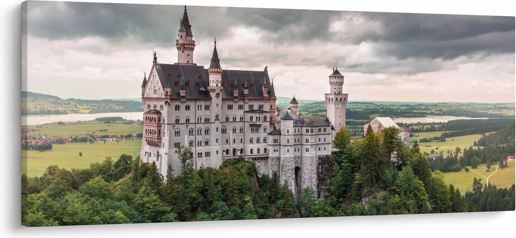 Tablou - Castelul pe stânci (120x50 cm)