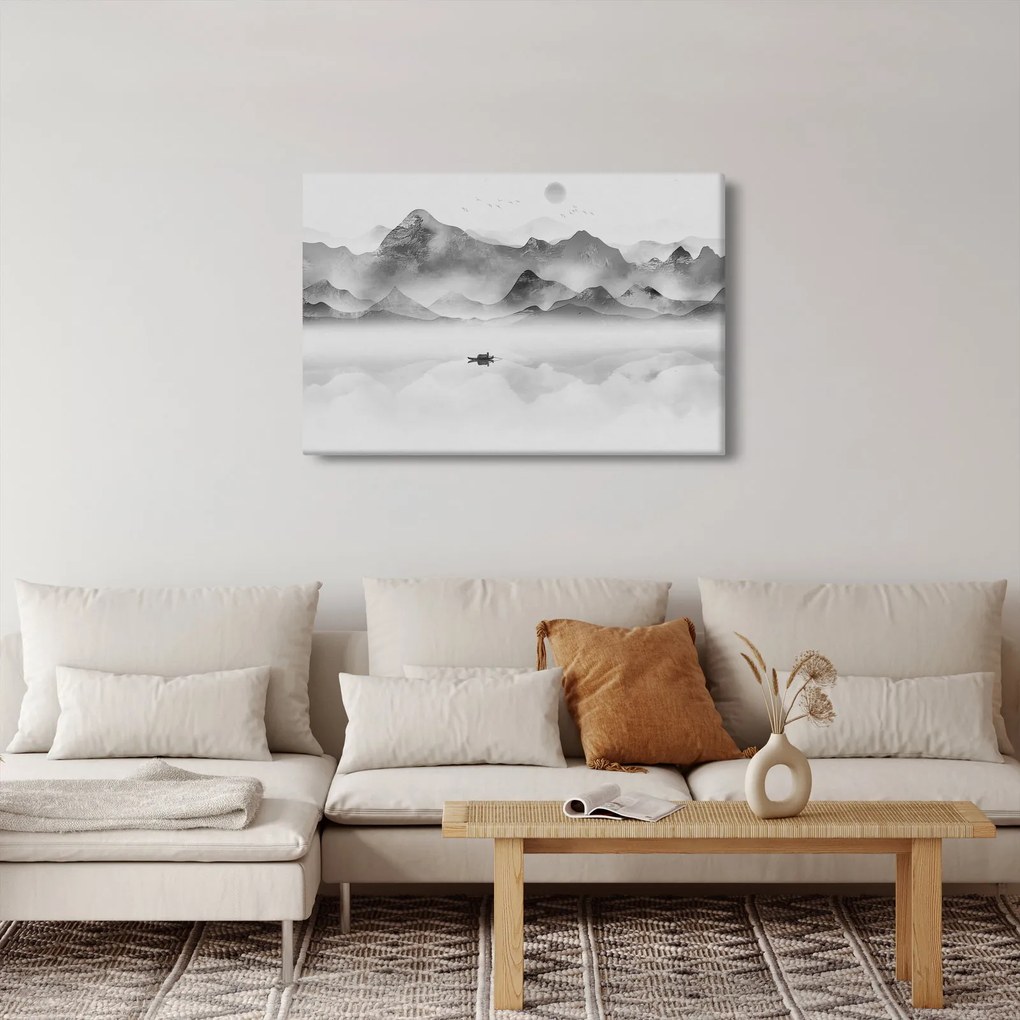 Tablou - Lac japonez (90x60 cm)