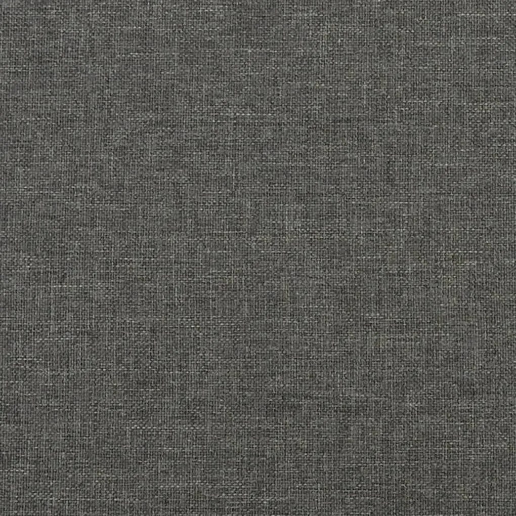 Cadru de pat, gri inchis, 80x200 cm, textil Morke gra, 25 cm, 80 x 200 cm