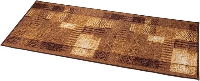 decoDoma Covor runner Patchwork maro 67 x 150 cm