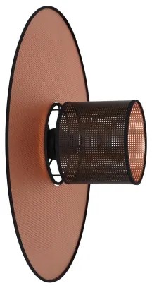 Aplică TOKYO Duolla SHINY 1xE27/15W/230V d. 50 cm cupru/negru