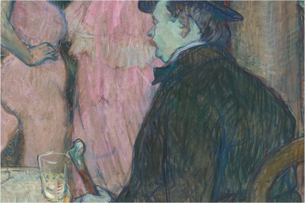 Tablou - Henri de Toulouse-Lautrec, Maxime Dethomas, reproducere (90x60 cm)
