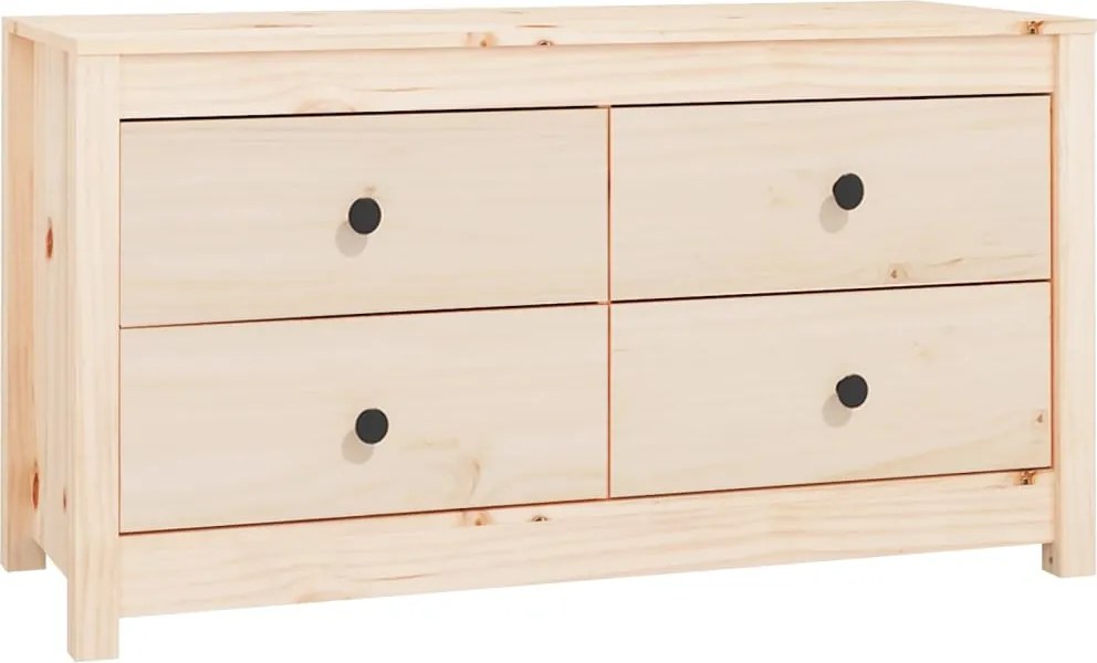 vidaXL Dulap lateral, 100x40x54 cm, lemn masiv de pin