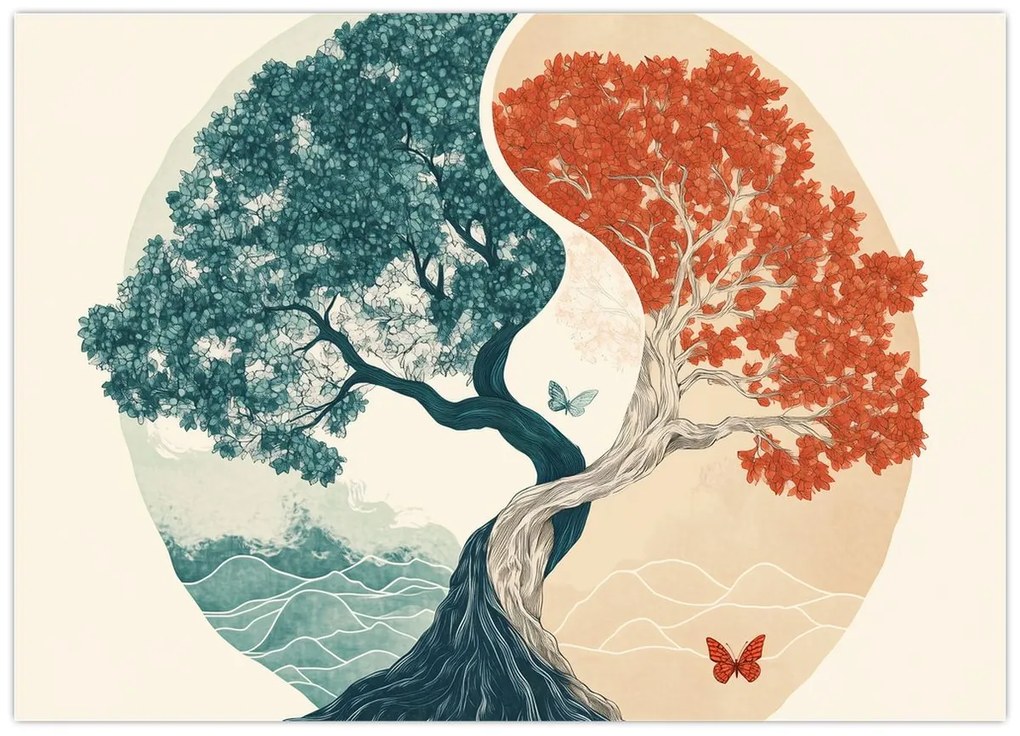 Tablou – Arbore plin de energie (70x50 cm)